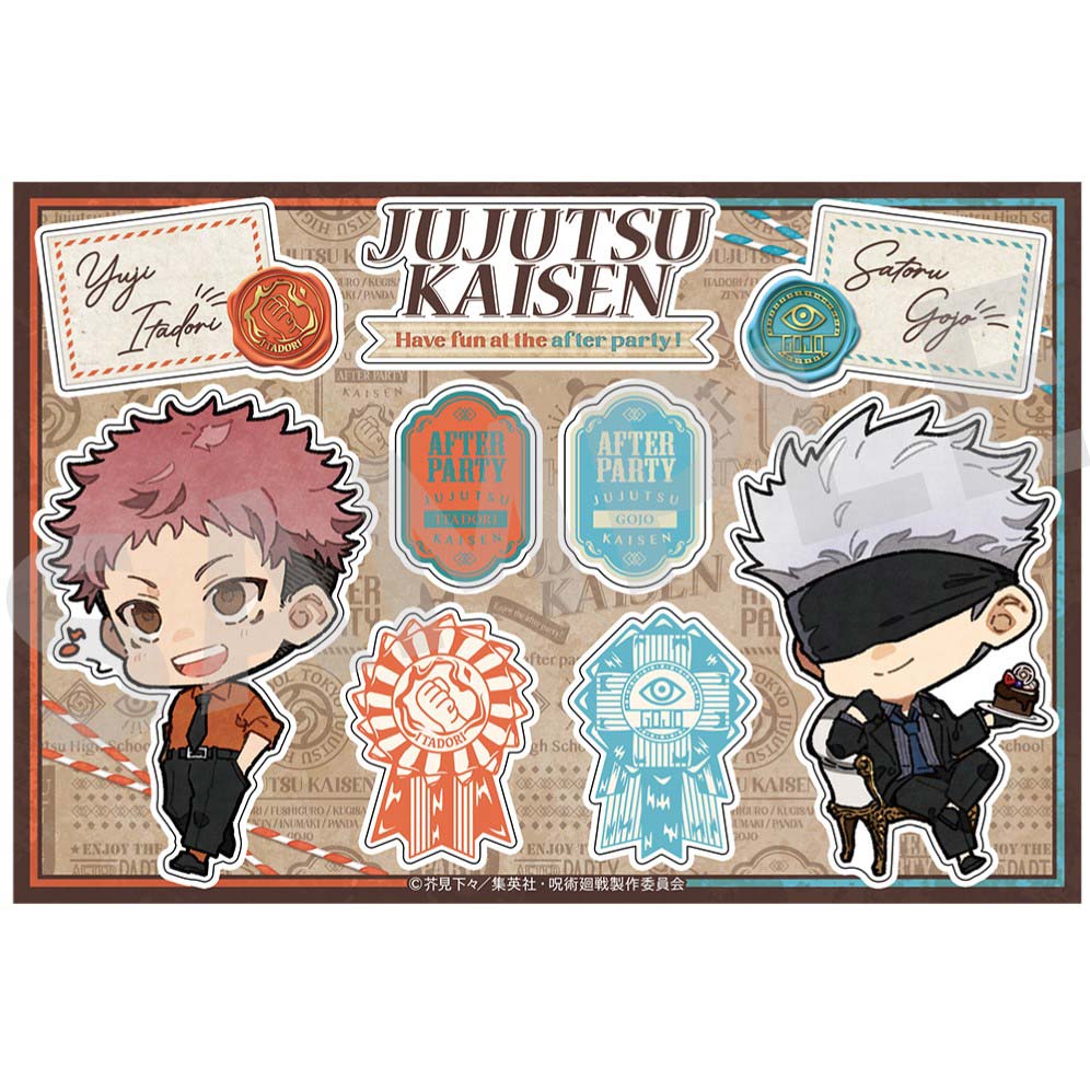 (PO) Jujutsu Kaisen Sticker Itadori & Gojo After Party Ver. Image_1