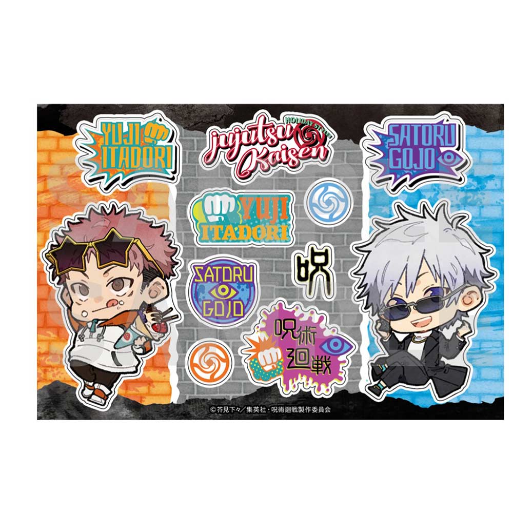 (PO) Jujutsu Kaisen Sticker Itadori & Gojo Holiday Ver. Image_1