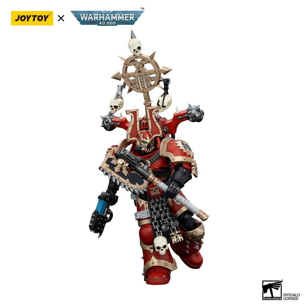 (PO) Joytoy Warhammer 40k - World Eaters Khorne Berzerker with Berzerker lcon Image_5