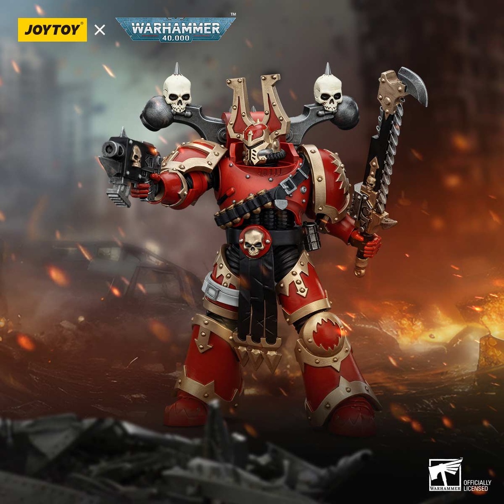 (PO) Joytoy Warhammer 40k - World Eaters Khorne Berzerker 2 Image_3