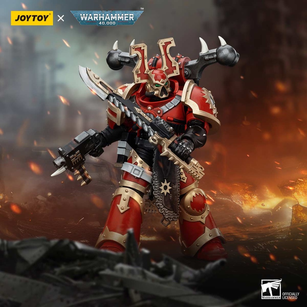 (PO) Joytoy Warhammer 40k - World Eaters Khorne Berzerker 1 Image_3