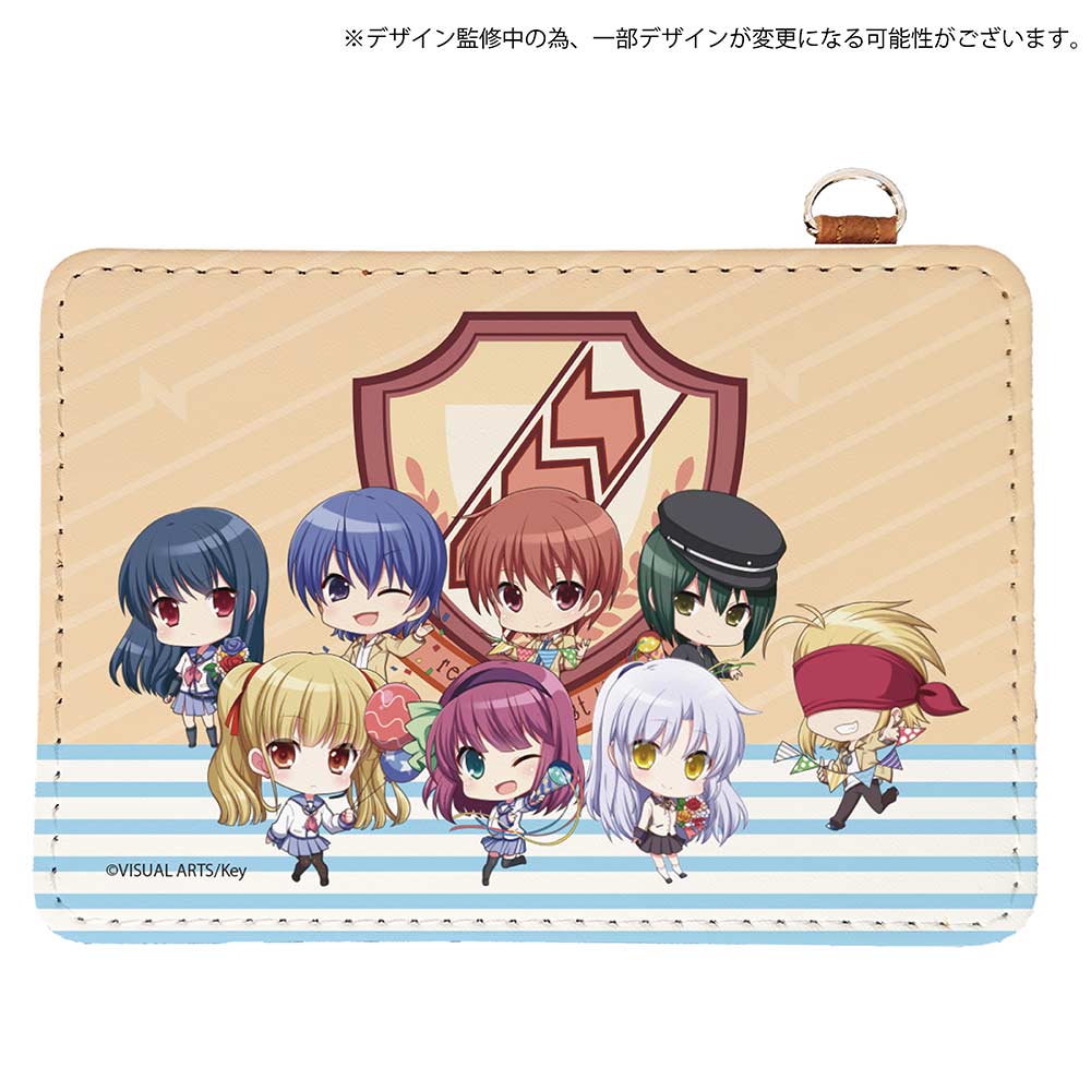 (PO) Angel Beats! Leather Pass Case 01 Group Image_1