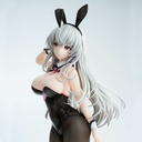 (PO) Io Haori Illustration White Hair Bunny Image_17