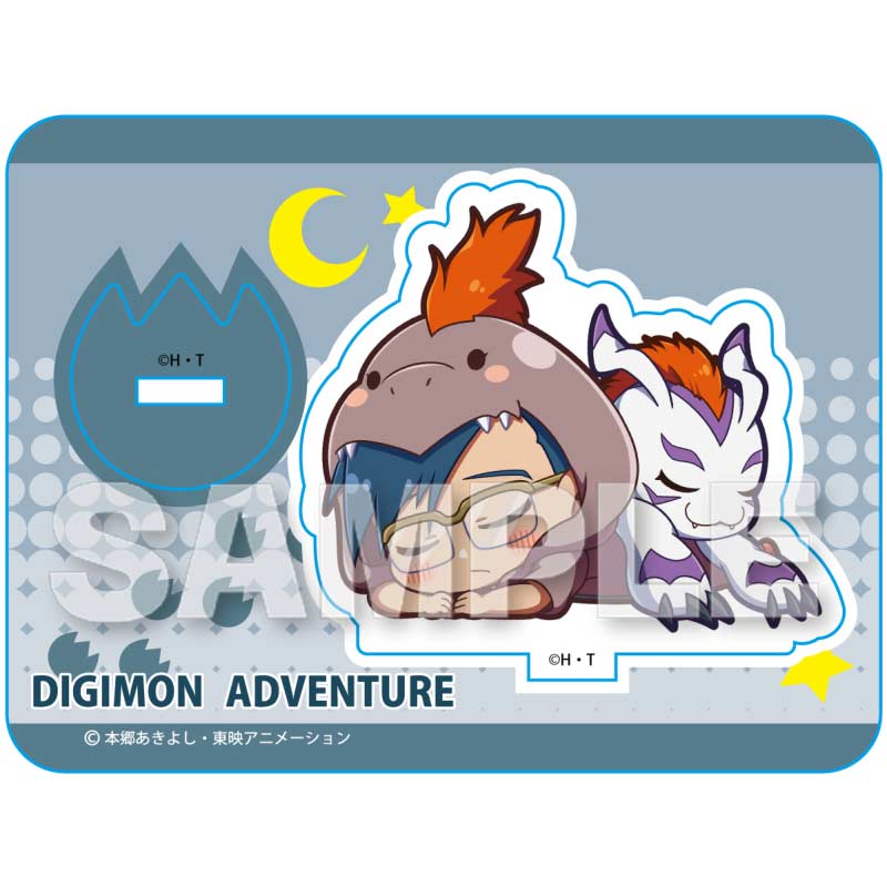 (PO) Digimon Adventure Series GyaoColle Mini Character Stand - Joe & Gomamon Image_1