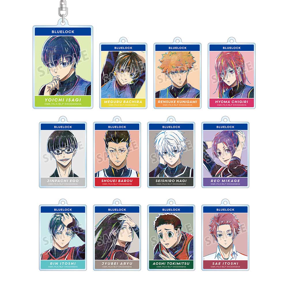 (PO) Blue Lock Trading Ani-Art Acrylic Key Chain [BOX] Image_2