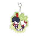 (PO) Deka Acrylic Key Chain Blue Lock x Sanrio Characters 01 Isagi Yoichi x Hello Kitty (Mini Character Illustration) Image_1