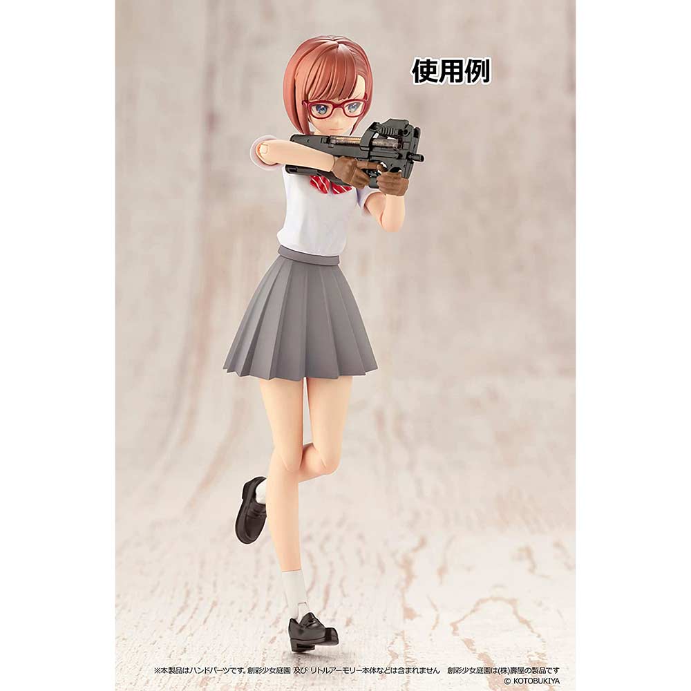 (PO) LittleArmory <LAOP14> Tactical Gloves for Sousai Shojo Teien 2 Handgun Set (Tan) Image_3