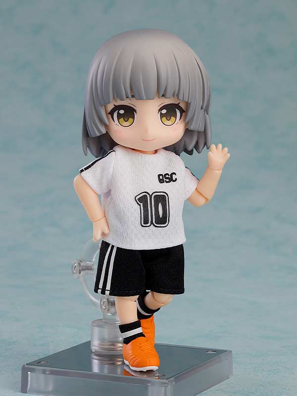 (PO) Nendoroid Doll Outfit Set Soccer Uniform (White) Image_5