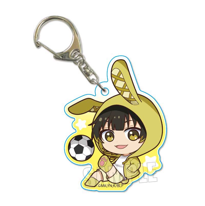 (PO) Pukasshu Acrylic Key Chain Blue Lock - Bachira Meguru Image_1
