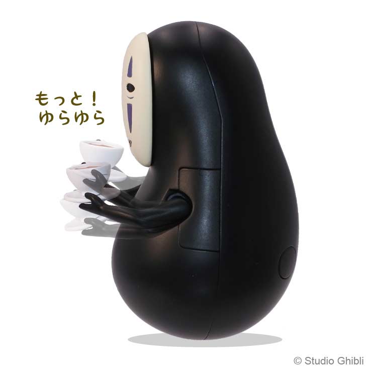 (PO) Studio Ghibli Yurayura Roly-Poly YR-MC04 Spirited Away Yurayura Collection - No-Face with Tea Cup Image_3