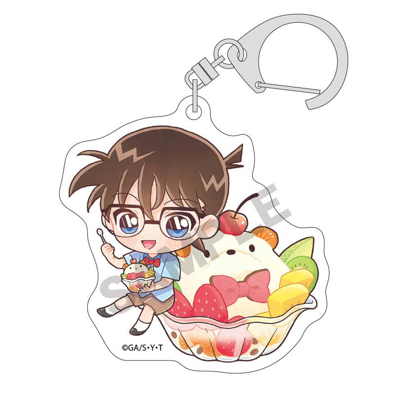 (PO) Detective Conan Trading Acrylic Key Chain Chara Peko Summer Food [BOX] Image_2