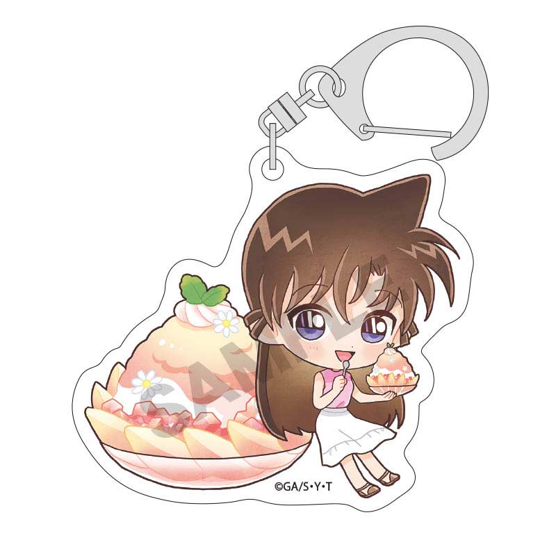 (PO) Detective Conan Trading Acrylic Key Chain Chara Peko Summer Food [BOX] Image_4