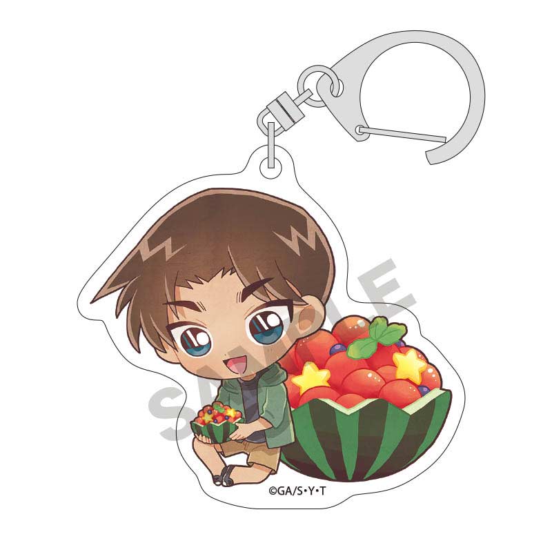 (PO) Detective Conan Trading Acrylic Key Chain Chara Peko Summer Food [BOX] Image_6