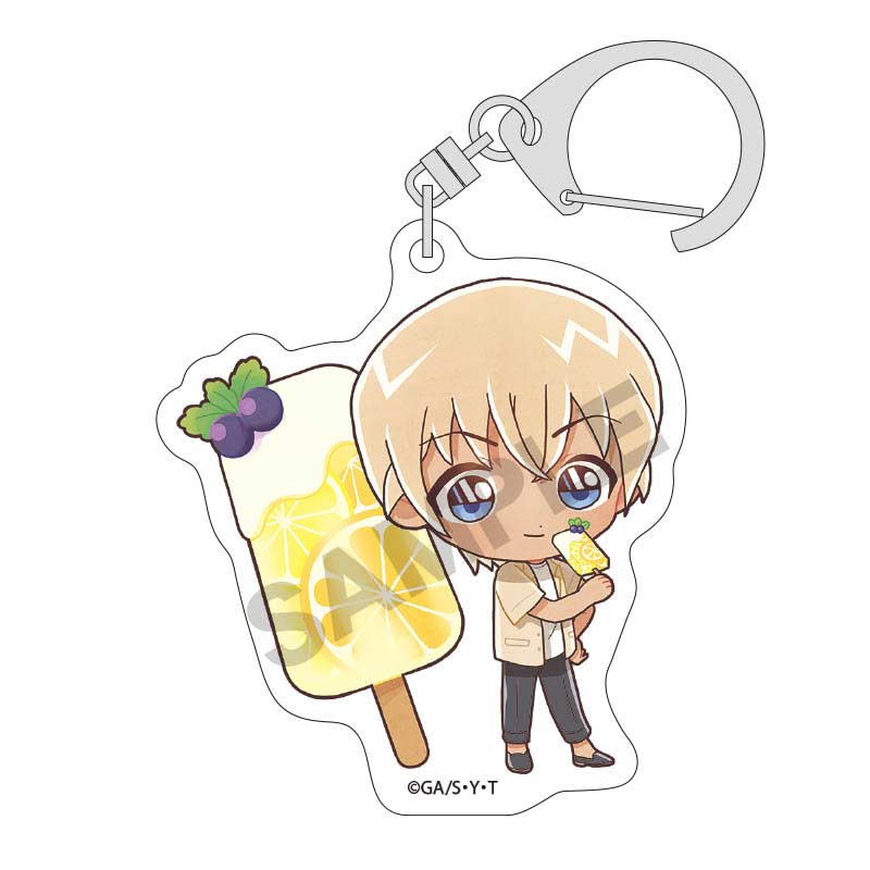 (PO) Detective Conan Trading Acrylic Key Chain Chara Peko Summer Food [BOX] Image_8