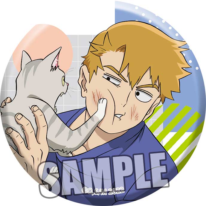 (PO) Mob Psycho 100 III Trading Can Badge Friendly with Cat Ver. [BOX] Image_3