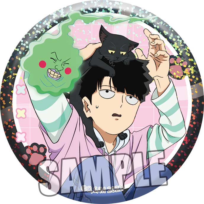 (PO) Mob Psycho 100 III Trading Can Badge Friendly with Cat Ver. [BOX] Image_8
