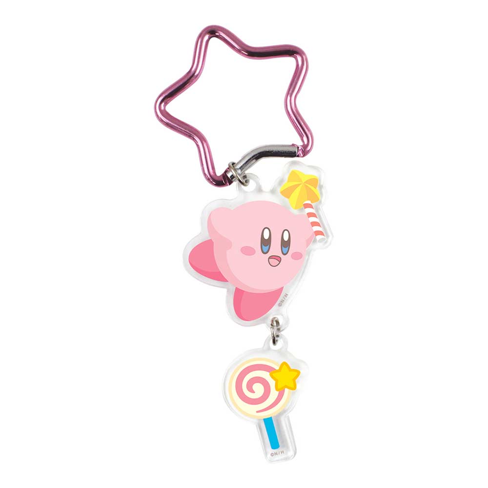 (PO) Kirby's Dream Land Acrylic Key Chain with Carabiner Star Rod Image_1