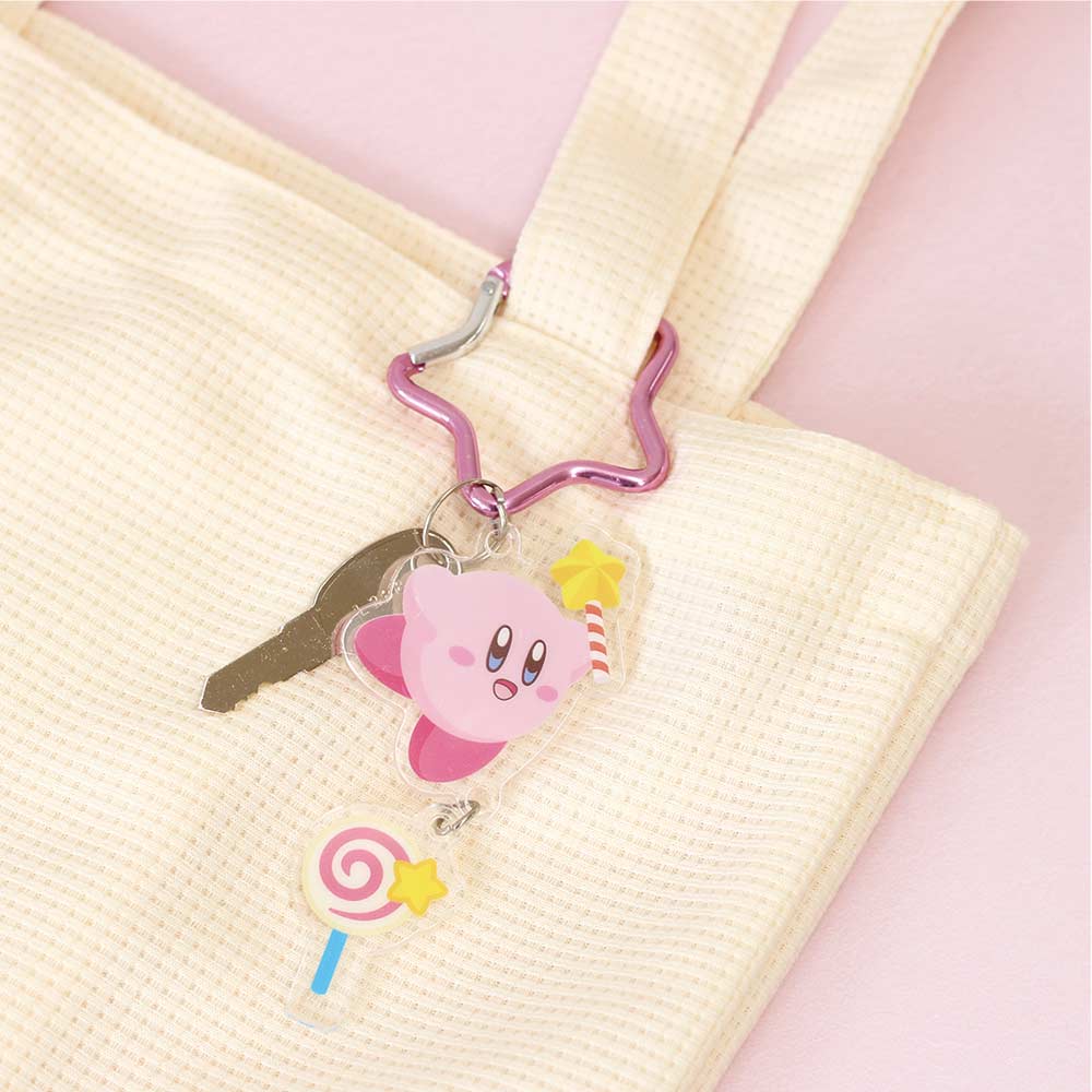 (PO) Kirby's Dream Land Acrylic Key Chain with Carabiner Star Rod Image_2