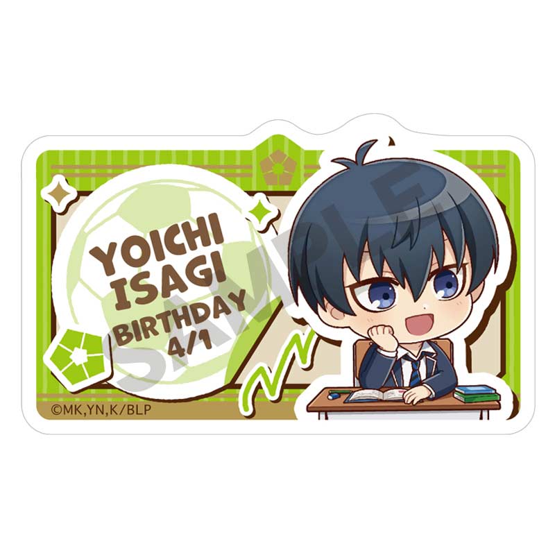 (PO) Blue Lock Trading Name Badge Style Acrylic Clip PetitCru [BOX] Image_2