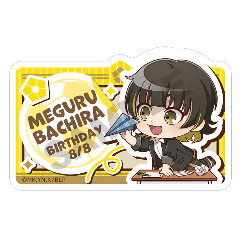 (PO) Blue Lock Trading Name Badge Style Acrylic Clip PetitCru [BOX] Image_3