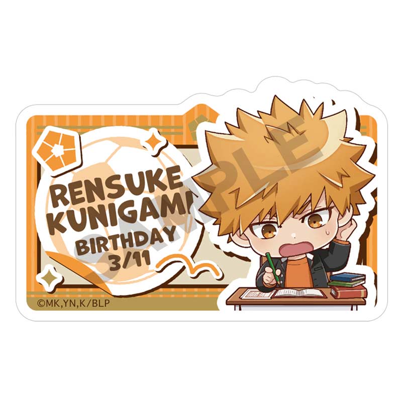 (PO) Blue Lock Trading Name Badge Style Acrylic Clip PetitCru [BOX] Image_4