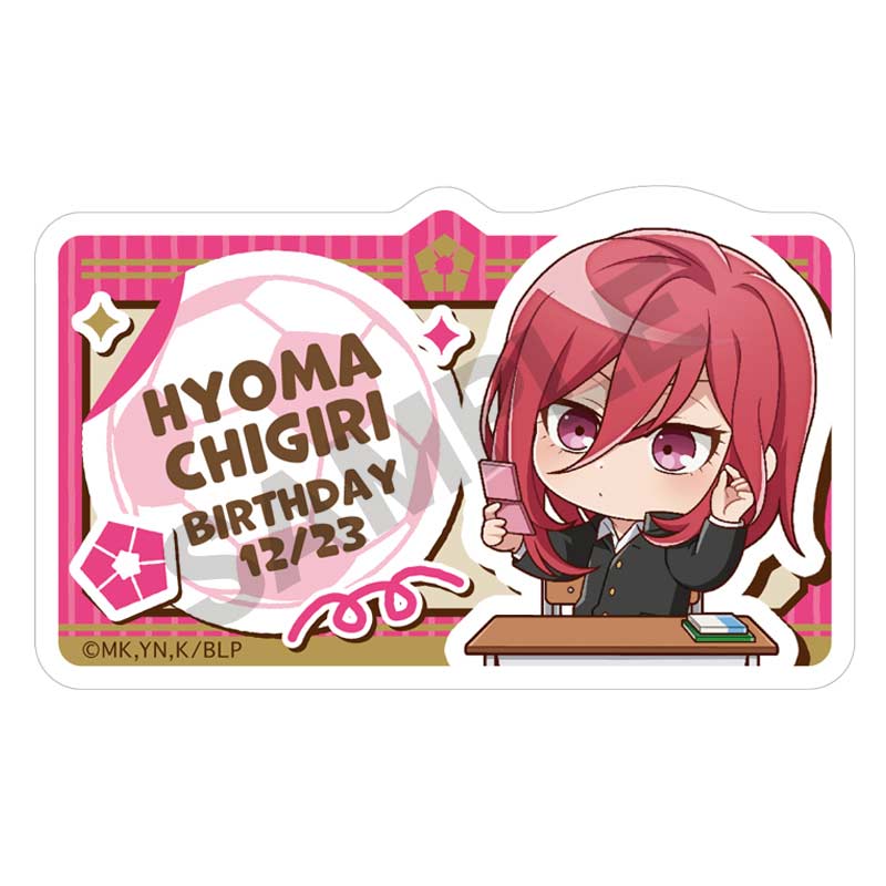 (PO) Blue Lock Trading Name Badge Style Acrylic Clip PetitCru [BOX] Image_5