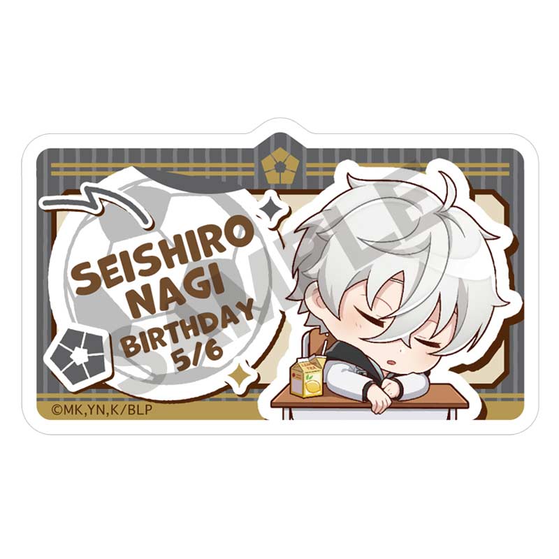 (PO) Blue Lock Trading Name Badge Style Acrylic Clip PetitCru [BOX] Image_6