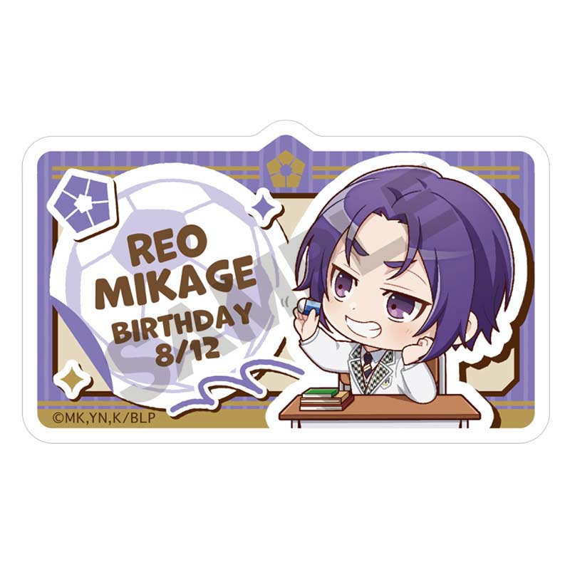 (PO) Blue Lock Trading Name Badge Style Acrylic Clip PetitCru [BOX] Image_7