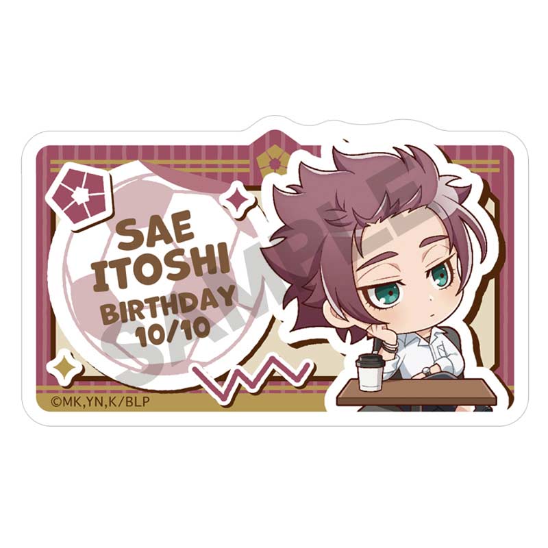 (PO) Blue Lock Trading Name Badge Style Acrylic Clip PetitCru [BOX] Image_9