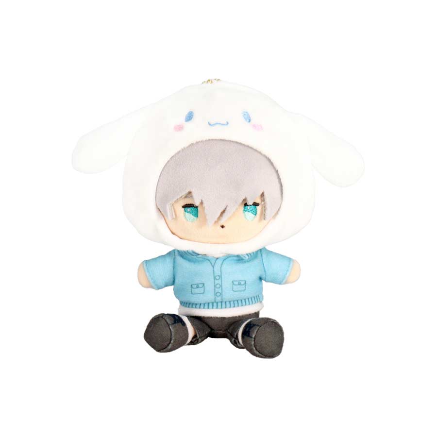 (PO) Blue Lock x Sanrio Characters Munyugurumi Mascot Nagi Seishiro x Cinnamoroll Image_1