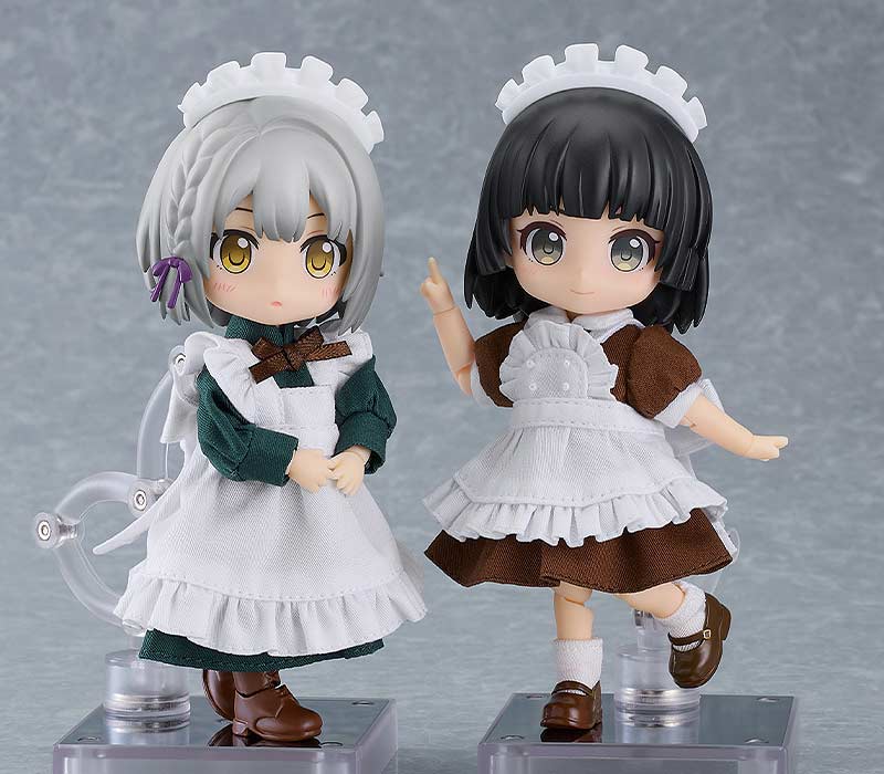 (PO) Nendoroid Doll Work Outfit Set Maid Outfit Long (Black) Image_5
