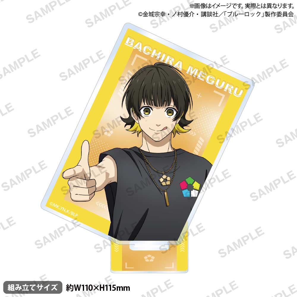 (PO) Blue Lock Square Acrylic Stand Showtime!! Bachira Meguru Image_1