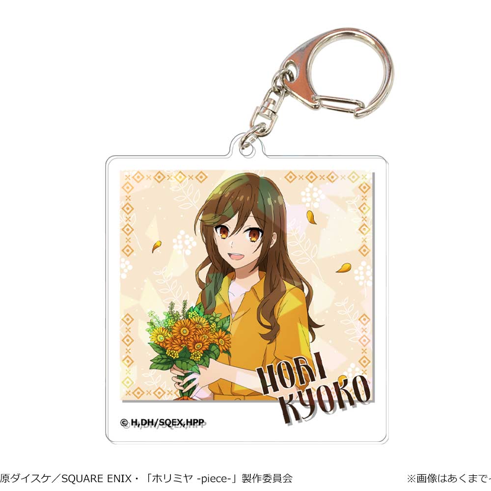 (PO) Horimiya: The Missing Pieces Hologram Acrylic Key Chain Ver. Bouquet 01 Hori Kyoko Image_1