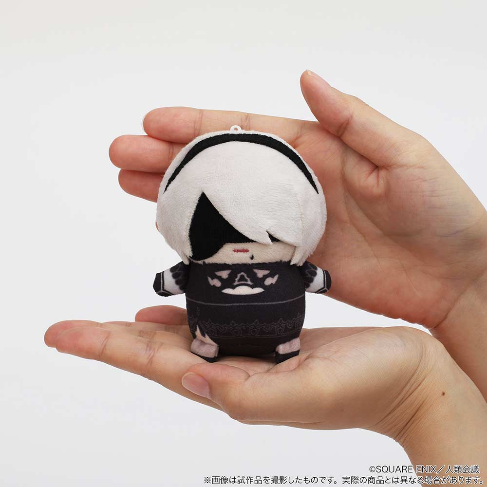 (PO) NieR:Automata Ver1.1a Mamemate (Plush Mascot) 2B Image_2