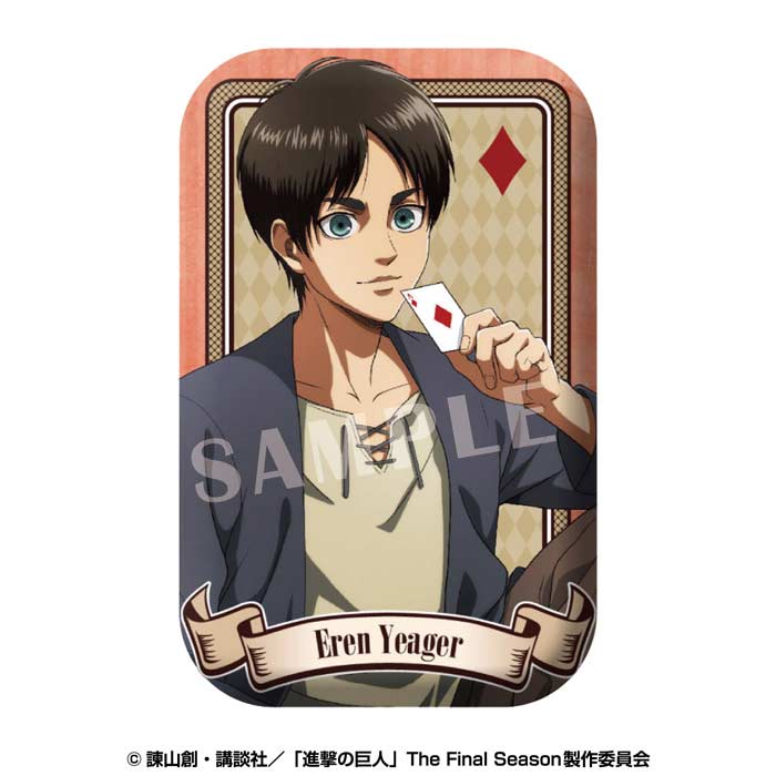 (PO) Attack on Titan Marukaku Can Badge 3 [BOX] Image_3