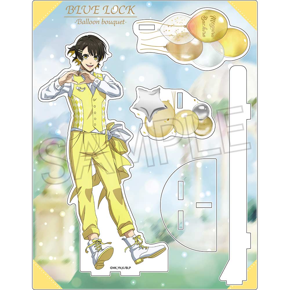 (PO) Blue Lock Acrylic Stand Balloon Bouquet Bachira Meguru Image_2