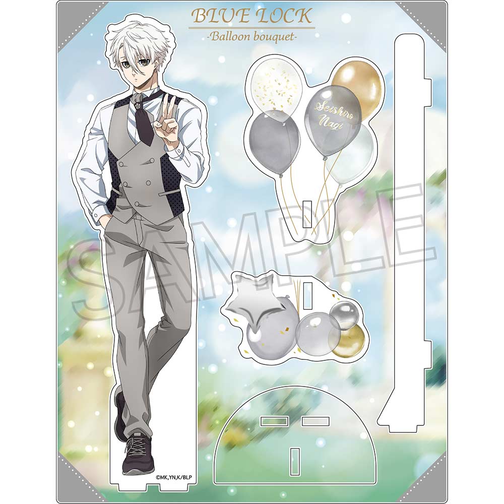 (PO) Blue Lock Acrylic Stand Balloon Bouquet Nagi Seishiro Image_2