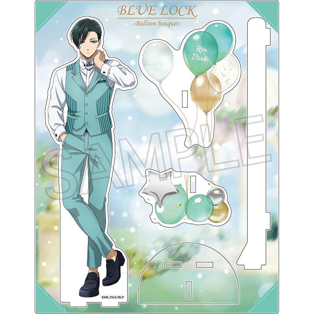 (PO) Blue Lock Acrylic Stand Balloon Bouquet Itoshi Rin Image_2