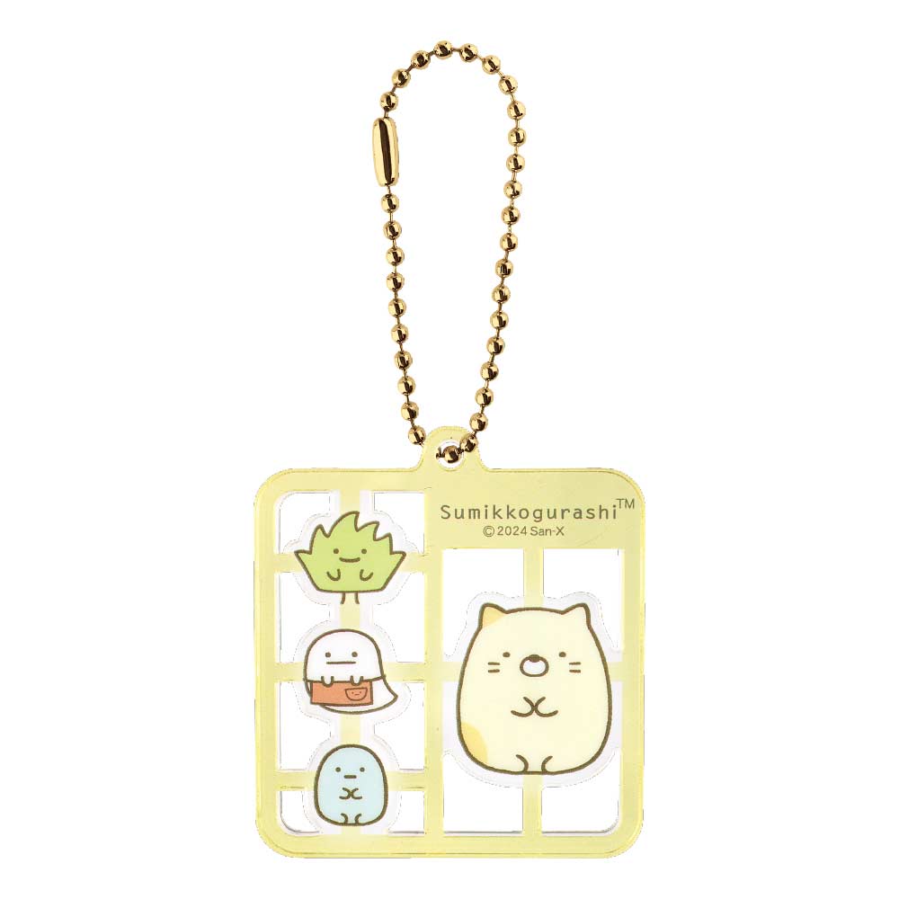 (PO) Sumikkogurashi Plastic Model Style Key Chain Neko Image_1