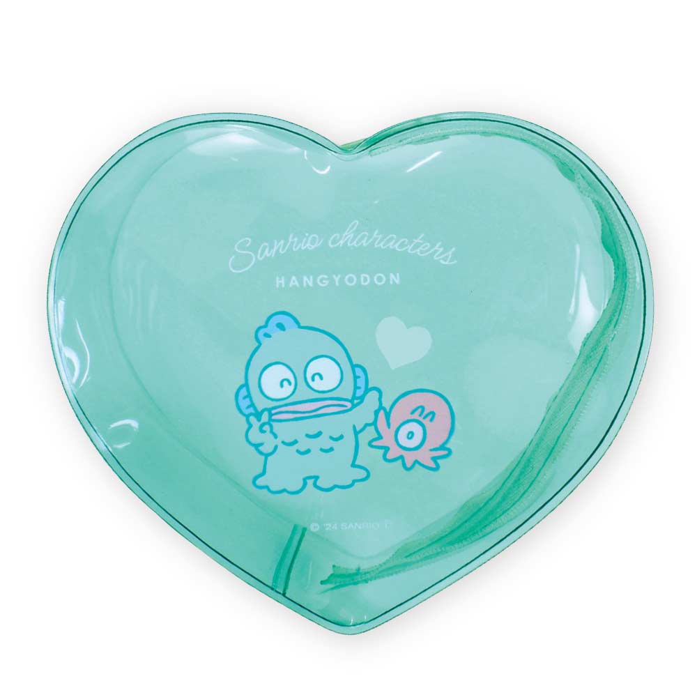 (PO) Sanrio Characters Heart Clear Pouch Hangyodon Image_1