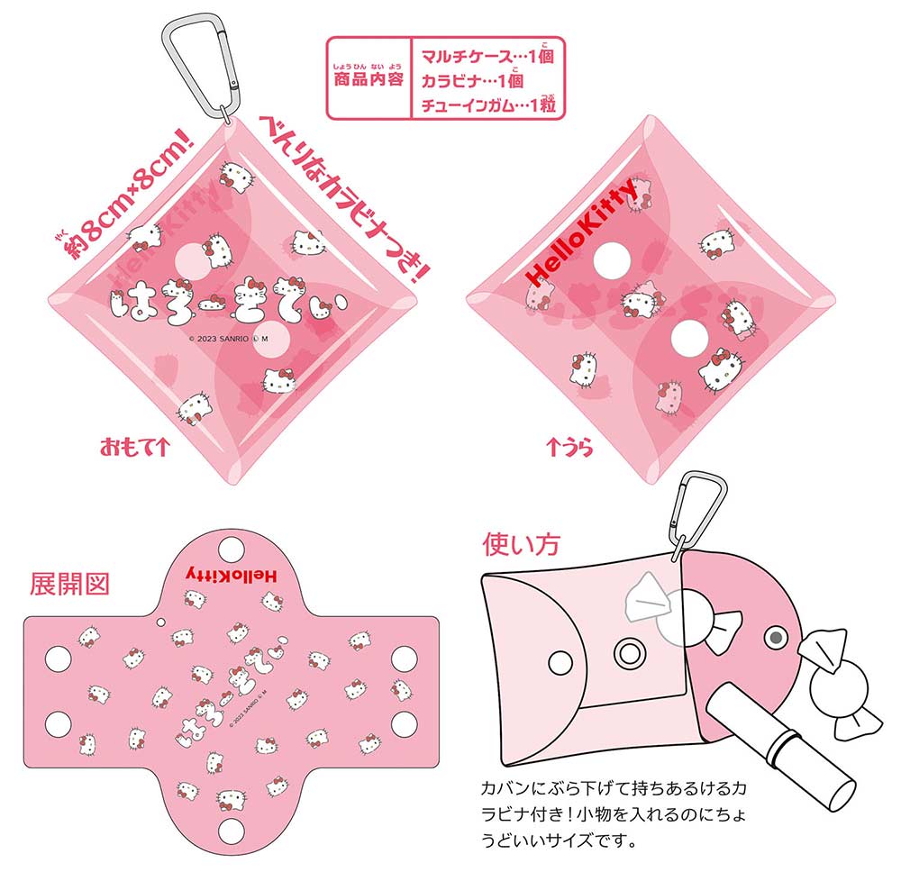(PO) Sanrio Characters Hiragana Multi Case [BOX] Image_12