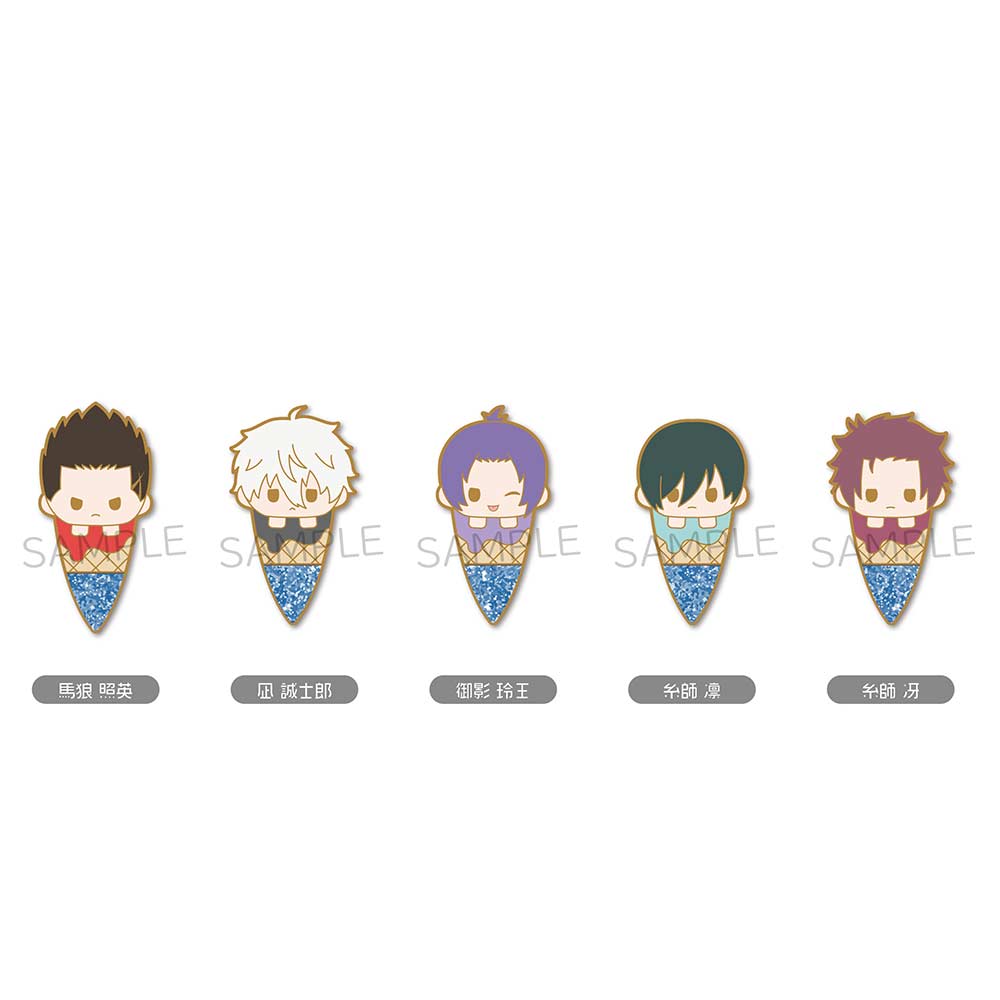 (PO) Blue Lock Ice Cream Tapi Pin Badge Set Vol. 2 Image_1