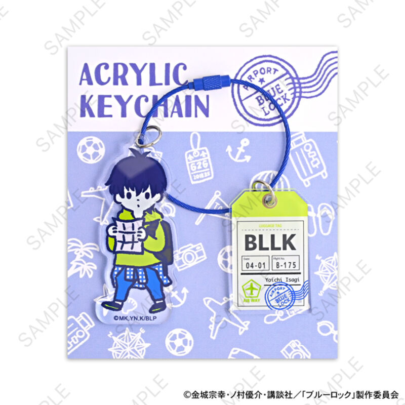 (PO) Blue Lock Bee's Knees Acrylic Key Chain Isagi Yoichi Image_2