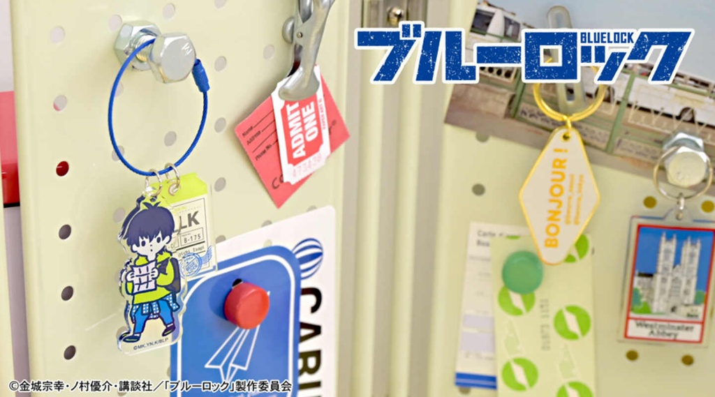 (PO) Blue Lock Bee's Knees Acrylic Key Chain Isagi Yoichi Image_6