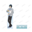 (PO) Natsume Yujincho Original Illustration Tanuma Kaname & Nyanko-sensei Winter Outfit Ver. Big Acrylic Stand Image_3