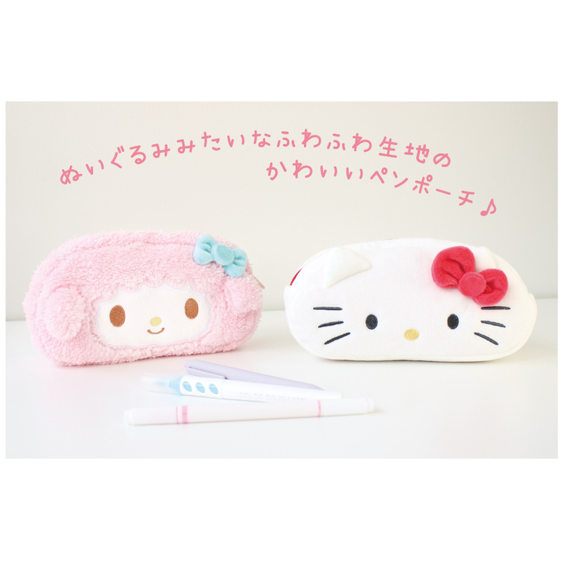 (PO) Sanrio Characters Plush Face Pen Pouch My Sweet Piano Image_4