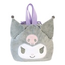 (PO) Sanrio Characters Plush Multi Kinchaku Kuromi Image_2