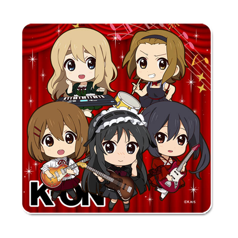 (PO) K-On! Puchichoko Rubber Mat Coaster B Image_1