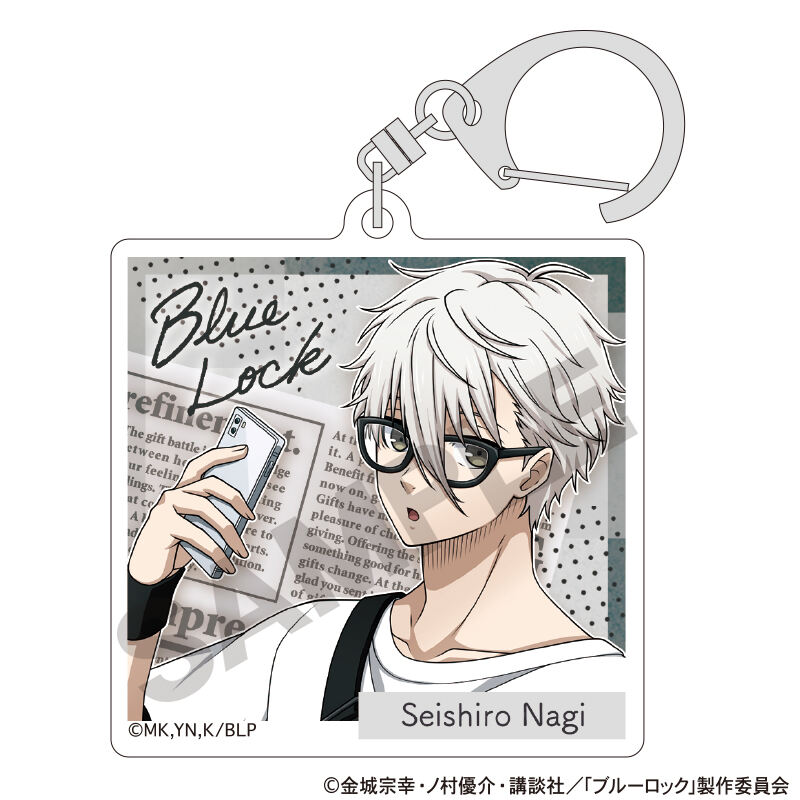(PO) Blue Lock Trading Acrylic Key Chain Holiday Glasses [BOX] Image_4