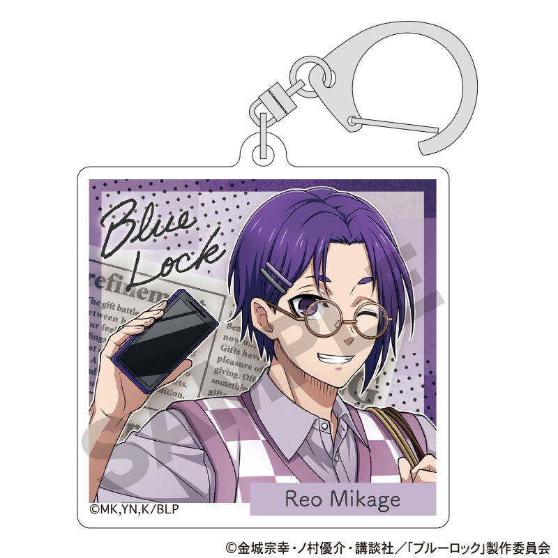 (PO) Blue Lock Trading Acrylic Key Chain Holiday Glasses [BOX] Image_5